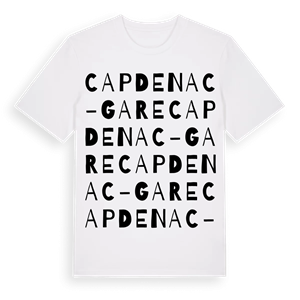 Capdenac-Gare ordlek t-shirt – ekologisk bomull t-shirt från Pinshirt