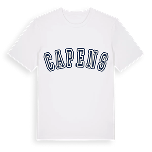 Capens college t-shirt – ekologisk bomull t-shirt från Pinshirt