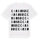 Carbonne ordlek t-shirt