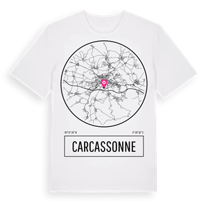 Carcassonne t-shirt – ekologisk bomull t-shirt från Pinshirt