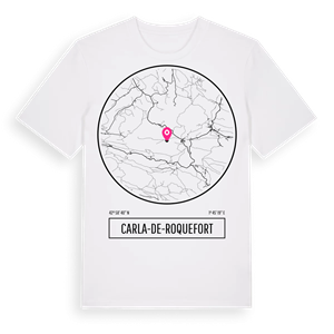 Carla-de-Roquefort t-shirt – ekologisk bomull t-shirt från Pinshirt
