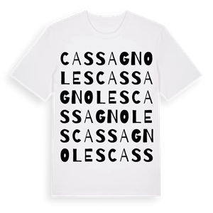 Cassagnoles ordlek t-shirt – ekologisk bomull t-shirt från Pinshirt