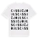 Cassuéjouls ordlek t-shirt