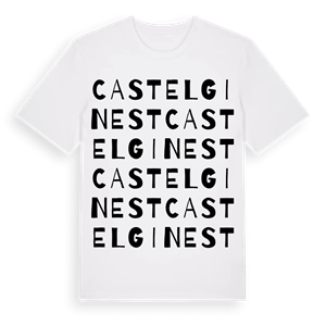 Castelginest ordlek t-shirt – ekologisk bomull t-shirt från Pinshirt