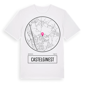 Castelginest t-shirt – ekologisk bomull t-shirt från Pinshirt