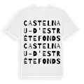 Castelnau-d'Estrétefonds ordlek t-shirt