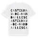 Castelnau-de-Mandailles ordlek t-shirt