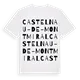 Castelnau-de-Montmiral ordlek t-shirt