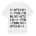 Castelnau-Pégayrols ordlek t-shirt