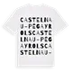 Castelnau-Pégayrols ordlek t-shirt