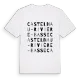 Castelnau-Rivière-Basse ordlek t-shirt