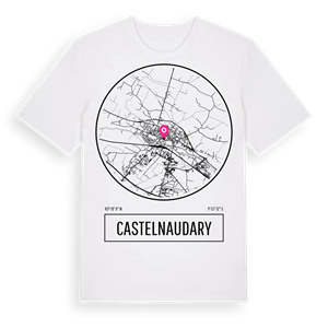 Castelnaudary t-shirt – ekologisk bomull t-shirt från Pinshirt