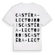 Castéra-Lectourois ordlek t-shirt