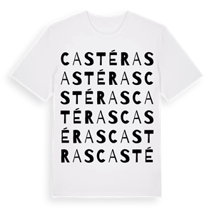 Castéras ordlek t-shirt – ekologisk bomull t-shirt från Pinshirt