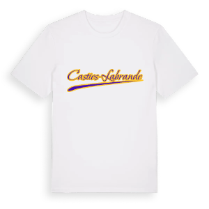 Casties-Labrande baseball t-shirt – ekologisk bomull t-shirt från Pinshirt