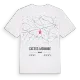 Casties-Labrande karta t-shirt