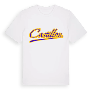Castillon baseball t-shirt – ekologisk bomull t-shirt från Pinshirt