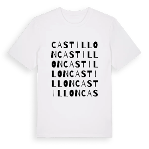 Castillon ordlek t-shirt – ekologisk bomull t-shirt från Pinshirt