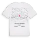 Castillon-de-Saint-Martory karta t-shirt
