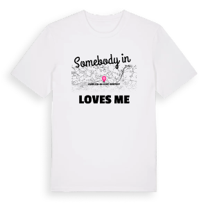 Någon i Castillon-de-Saint-Martory älskar mig t-shirt – ekologisk bomull t-shirt från Pinshirt