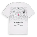 Castillon-Debats karta t-shirt