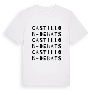 Castillon-Debats ordlek t-shirt – ekologisk bomull t-shirt från Pinshirt