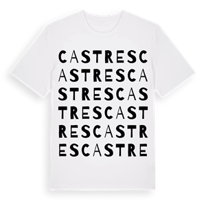 Castres ordlek t-shirt – ekologisk bomull t-shirt från Pinshirt