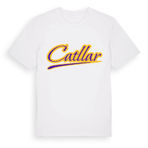 Catllar baseball t-shirt – ekologisk bomull t-shirt från Pinshirt