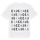 Caubiac ordlek t-shirt