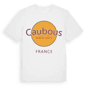 Caubous cirkel t-shirt – ekologisk bomull t-shirt från Pinshirt