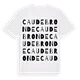 Caudebronde ordlek t-shirt