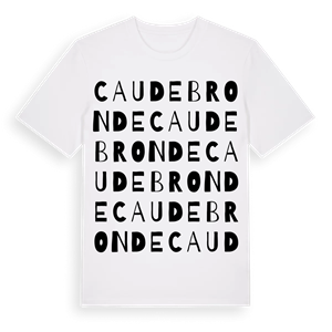 Caudebronde ordlek t-shirt – ekologisk bomull t-shirt från Pinshirt