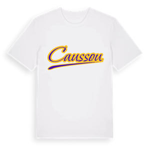 Caussou baseball t-shirt – ekologisk bomull t-shirt från Pinshirt