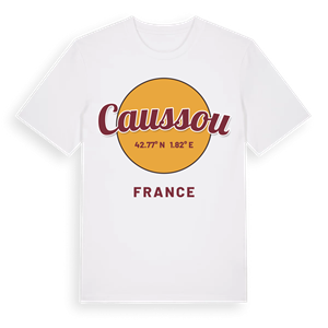 Caussou cirkel t-shirt – ekologisk bomull t-shirt från Pinshirt