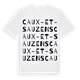 Caux-et-Sauzens ordlek t-shirt