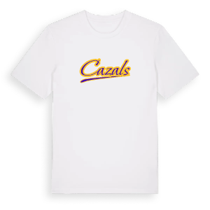 Cazals baseball t-shirt – ekologisk bomull t-shirt från Pinshirt
