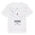 Cazaux karta t-shirt