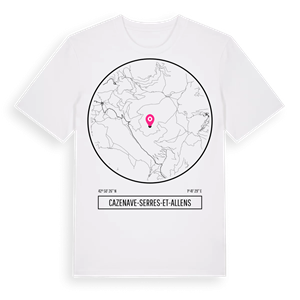 Cazenave-Serres-et-Allens t-shirt – ekologisk bomull t-shirt från Pinshirt