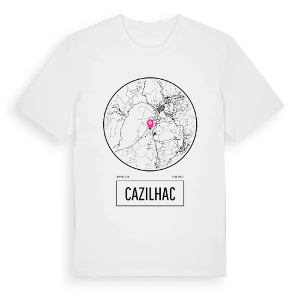 Cazilhac t-shirt – ekologisk bomull t-shirt från Pinshirt