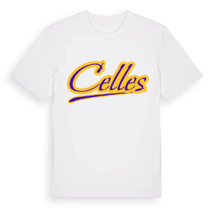 Celles baseball t-shirt – ekologisk bomull t-shirt från Pinshirt