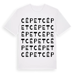 Cépet ordlek t-shirt – ekologisk bomull t-shirt från Pinshirt