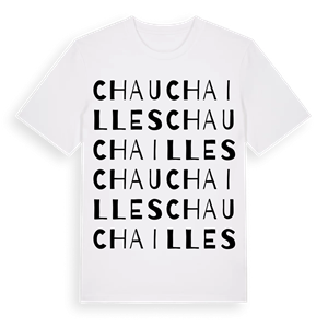 Chauchailles ordlek t-shirt – ekologisk bomull t-shirt från Pinshirt