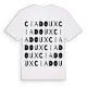 Ciadoux ordlek t-shirt