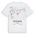 Cier-de-Rivière karta t-shirt