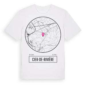 Cier-de-Rivière t-shirt – ekologisk bomull t-shirt från Pinshirt