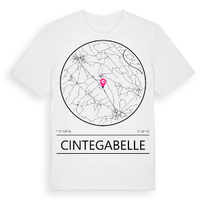 Cintegabelle t-shirt – ekologisk bomull t-shirt från Pinshirt