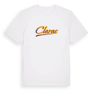 Clarac baseball t-shirt – ekologisk bomull t-shirt från Pinshirt
