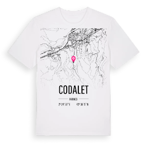 Codalet karta t-shirt – ekologisk bomull t-shirt från Pinshirt