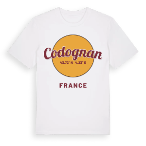 Codognan cirkel t-shirt – ekologisk bomull t-shirt från Pinshirt