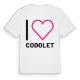 Jag älskar Codolet t-shirt stort tryck